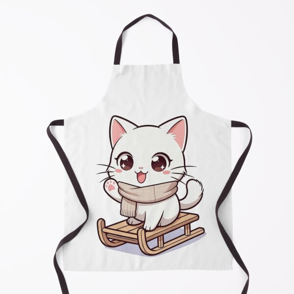 Item preview, Pretty cat on its sled designed and sold by UrbanView.