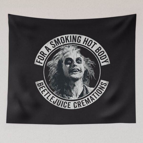 Item preview, THE GHOST WITH THE MOST - SMOKING HOT BODY CREMATION SERVICE designed and sold by Big Bang Canvas.