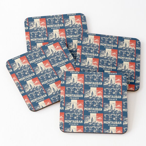 Item preview, Montauban France Linocut Style  designed and sold by Thistle-TShop.