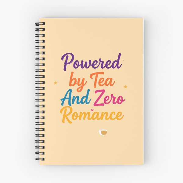 Item preview, Powered By Tea And Zero Romance  designed and sold by Glow&Vibe.