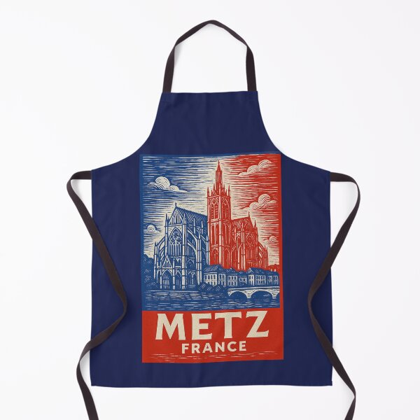 Item preview, Metz France Linocut Style designed and sold by Thistle-TShop.
