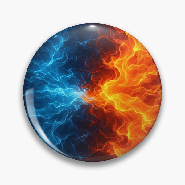 Item preview, Fire & Ice Collision designed and sold by Kaleidoscope Print.