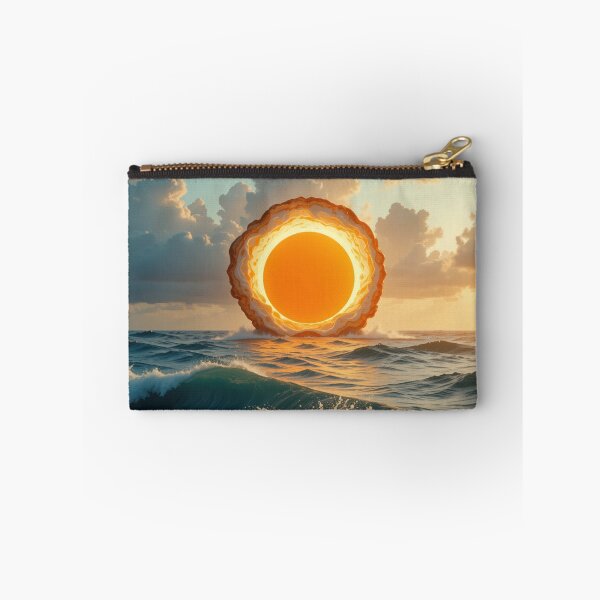 Item preview, Fried Egg Sun Over the Ocean designed and sold by PixelVibe782.