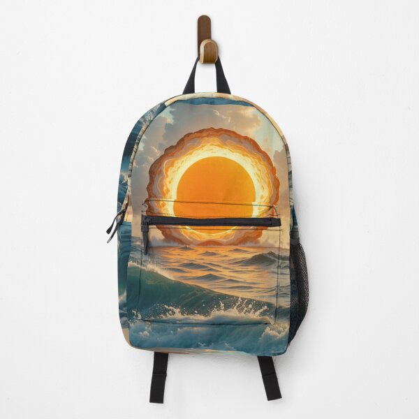 Item preview, Fried Egg Sun Over the Ocean designed and sold by PixelVibe782.