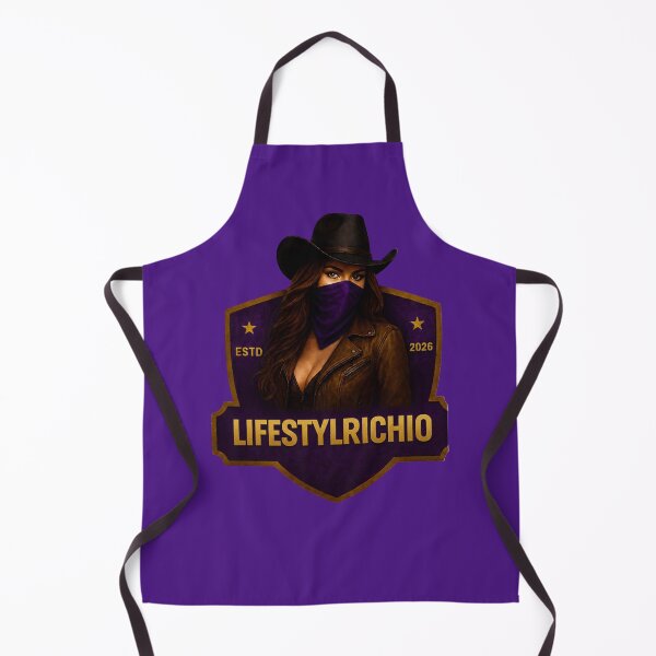 Item preview, LIFESTYLRICHIO Outlaw Queen – Purple & Gold Western Badge designed and sold by SantoRichio.