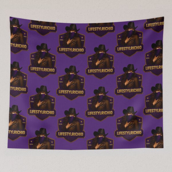 Item preview, LIFESTYLRICHIO Outlaw Queen – Purple & Gold Western Badge designed and sold by SantoRichio.