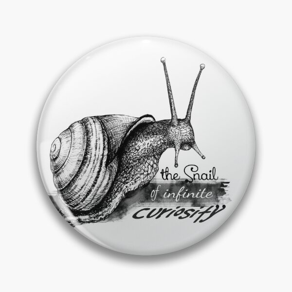 Item preview, The Snail of Infinite Curiosity designed and sold by Nadya Neklioudova.