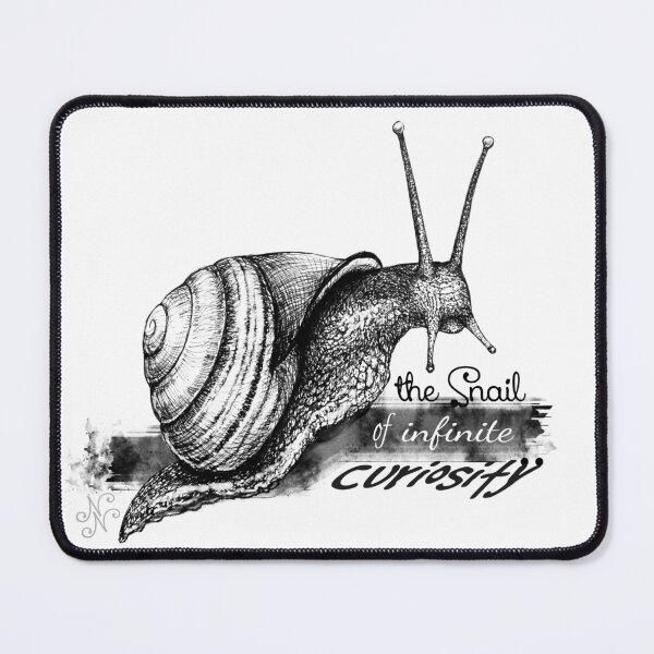 Item preview, The Snail of Infinite Curiosity designed and sold by Nadya Neklioudova.