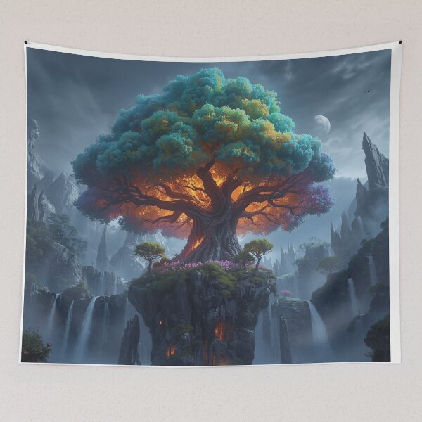 Item preview, Enchanted Tree of Eternal Light designed and sold by PixelVibe782.