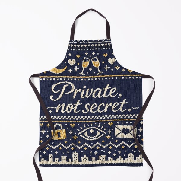 Item preview, Private, not secret, knitting design motto designed and sold by Mauswohn.