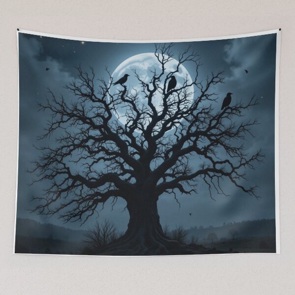 Item preview, Ravens Under the Full Moon designed and sold by PixelVibe782.