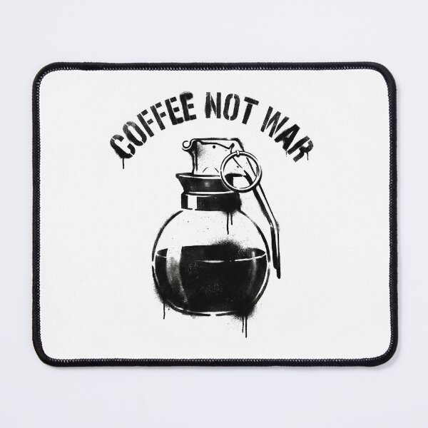 Item preview, Coffee Not War Grenade designed and sold by AdyKurniawan.