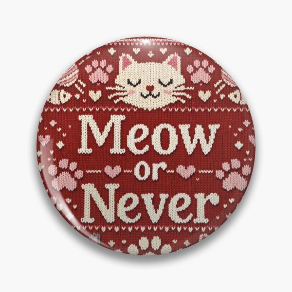 Item preview, Meow or Never cat knit design designed and sold by Mauswohn.