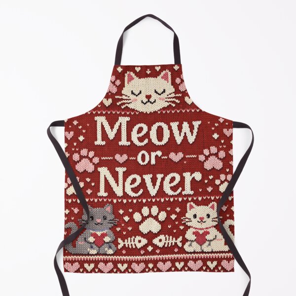 Item preview, Meow or Never cat knit design designed and sold by Mauswohn.