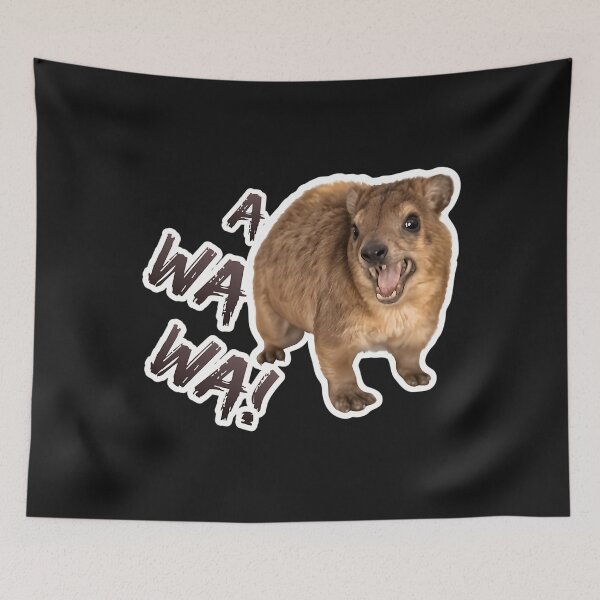Item preview,  Awawa Angry Screaming Hyrax designed and sold by Travis Edwards.