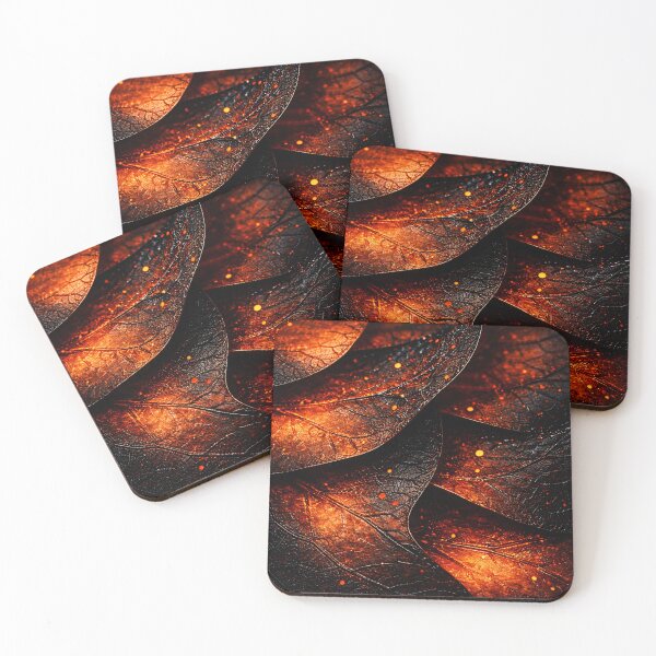 Item preview, Emberleaf Glow designed and sold by Kaleidoscope Print.