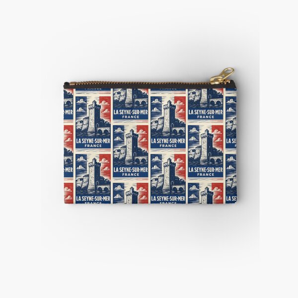 Item preview, La Seyne-sur-Mer France Linocut Style  designed and sold by Thistle-TShop.