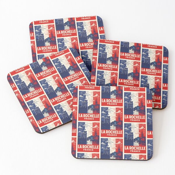 Item preview, La Rochelle France Linocut Style  designed and sold by Thistle-TShop.