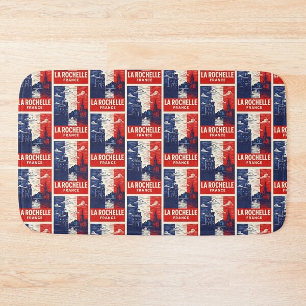 Item preview, La Rochelle France Linocut Style  designed and sold by Thistle-TShop.