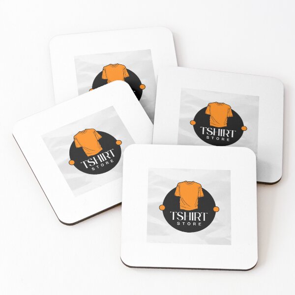 Item preview, Minimalist T-Shirt Store Logo Design – Modern Orange & Black Graphic designed and sold by JoyfulLilstudio.