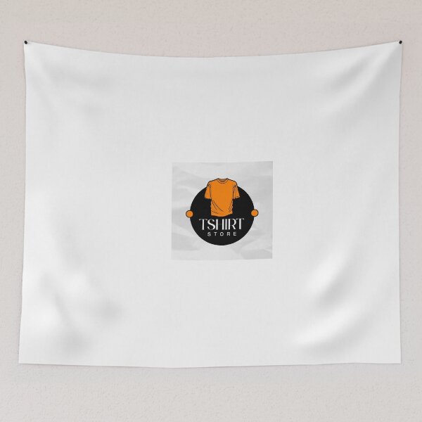 Item preview, Minimalist T-Shirt Store Logo Design – Modern Orange & Black Graphic designed and sold by JoyfulLilstudio.