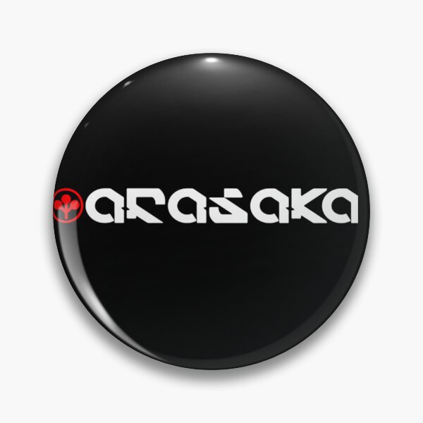 Artikelvorschau, Arasaka-Logo mit Text Arasaka Corporation-Logo Cyberpunk entworfen und verkauft von TOWNSHOP1.