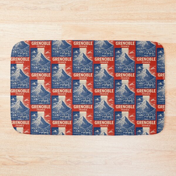 Item preview, Grenoble France Linocut Style  designed and sold by Thistle-TShop.