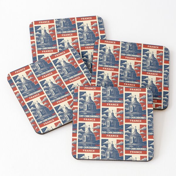Item preview, Evry-Courcouronnes France Linocut Style  designed and sold by Thistle-TShop.
