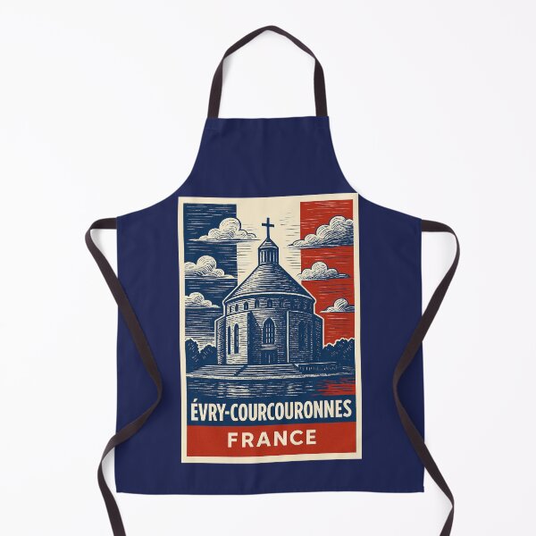 Item preview, Evry-Courcouronnes France Linocut Style designed and sold by Thistle-TShop.
