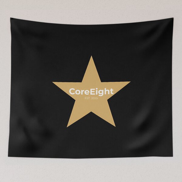 Item preview, Coreeight Star Logo Est 2025  Minimalist Modern Brand Design For T-Shirts Stickers  Accessories designed and sold by TOWNSHOP1.
