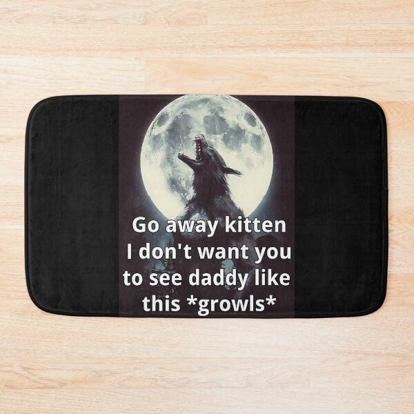 Item preview,  Go Away Kitten Alpha Werewolf Ironic designed and sold by Travis Edwards.