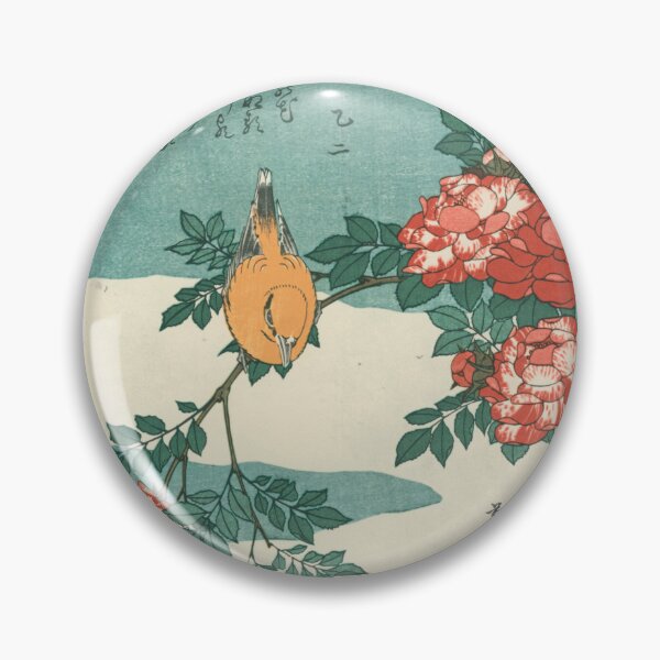Item preview, Vingate, Kocho bara (Object) by Hokusai Katsushika, woodblock, ukiyoe designed and sold by VintageJapan for Japanese woodblock, Ukiyoe, Retro art and more.