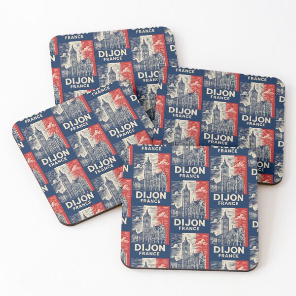 Item preview, Dijon France Linocut Style  designed and sold by Thistle-TShop.