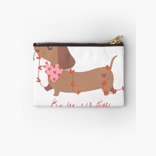 Item preview, Be My Valentine Cute Dachshund Dog Illustration designed and sold by MoonlightEleven.
