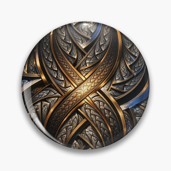 Item preview, Gilded Celtic Weave designed and sold by Kaleidoscope Print.