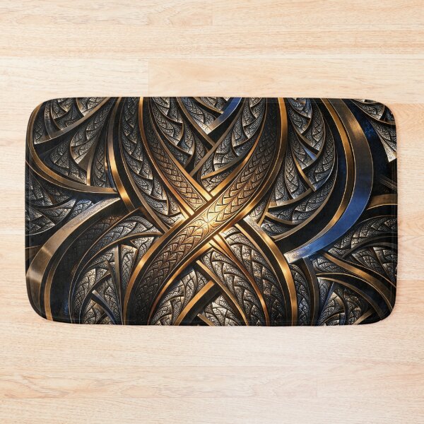 Item preview, Gilded Celtic Weave designed and sold by Kaleidoscope Print.