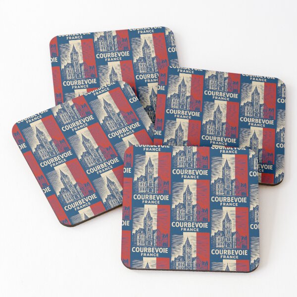 Item preview, Courbevoie France Linocut Style  designed and sold by Thistle-TShop.