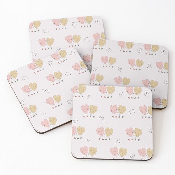 Item preview, ​Vintage Soulmates - Cute Pastel Boho Hearts designed and sold by  Boho Vibes Studio.