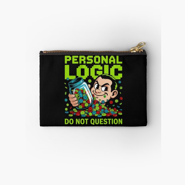 Item preview, Personal Logic Quirky Humor Button Collector Art designed and sold by SplashTastic.