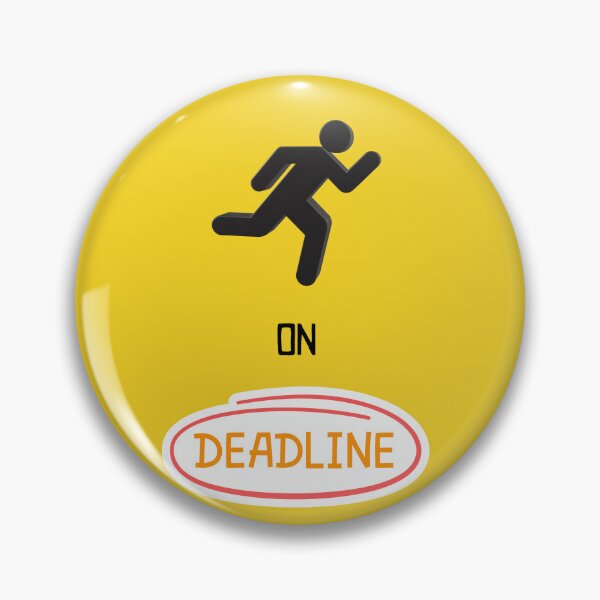 Item preview, Running on Deadlines – Hustle Work Pressure Typography Design. designed and sold by NeonPetal.