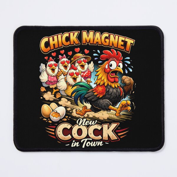 Item preview, Chick Magnet New Cock in Town Funny Chicken Shirt | Farm Humor Rooster Tee | Cute Hen Lover Gift | Country Graphic T-Shirt designed and sold by PaparazziAnunnaki.
