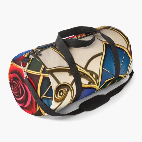 Item preview, Stained Glass Rose Mandala designed and sold by Kaleidoscope Print.