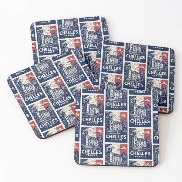 Item preview, Chelles France Linocut Style  designed and sold by Thistle-TShop.