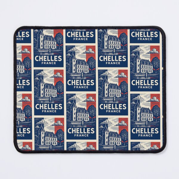 Item preview, Chelles France Linocut Style designed and sold by Thistle-TShop.