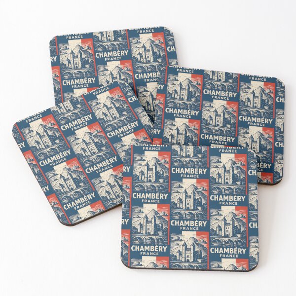 Item preview, Chambery France Linocut Style  designed and sold by Thistle-TShop.