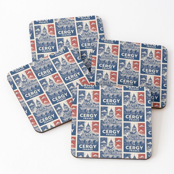 Item preview, Cergy France Linocut Style  designed and sold by Thistle-TShop.