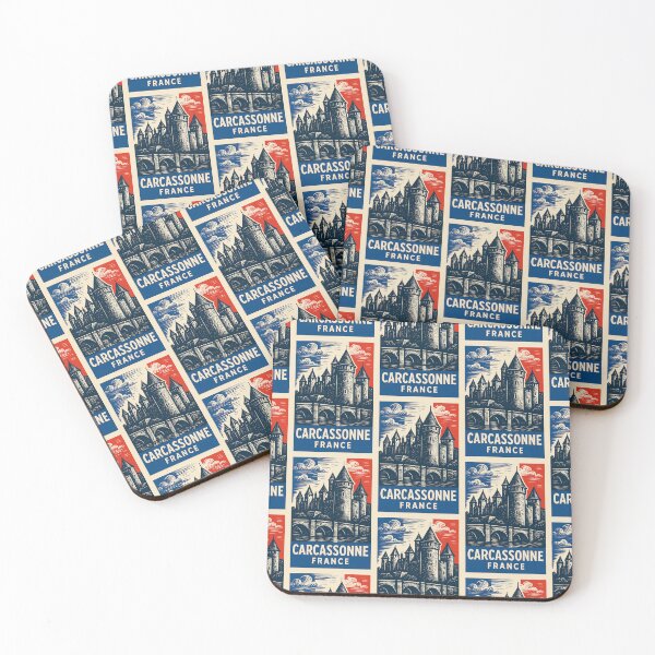 Item preview, Carcassonne France Linocut Style  designed and sold by Thistle-TShop.