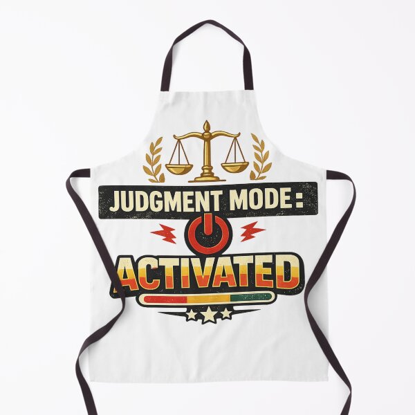 Item preview, Judgment Mode Activated – Funny Lawyer Legal Humor T-Shirt Design designed and sold by Ataqhin.