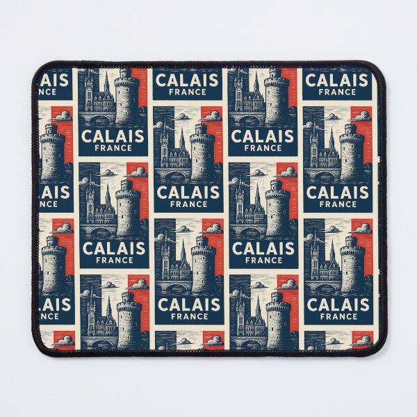 Item preview, Calais France Linocut Style  designed and sold by Thistle-TShop.