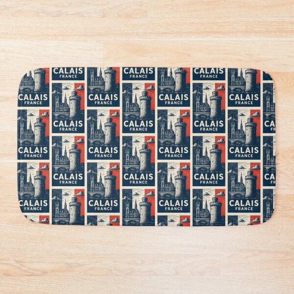 Item preview, Calais France Linocut Style  designed and sold by Thistle-TShop.